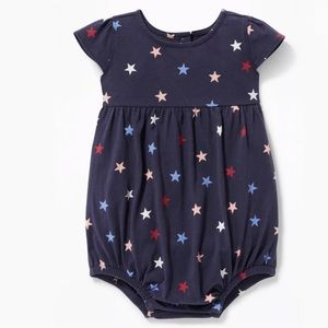 Printed Jersey Bubble One-Piece (0-3 Months)